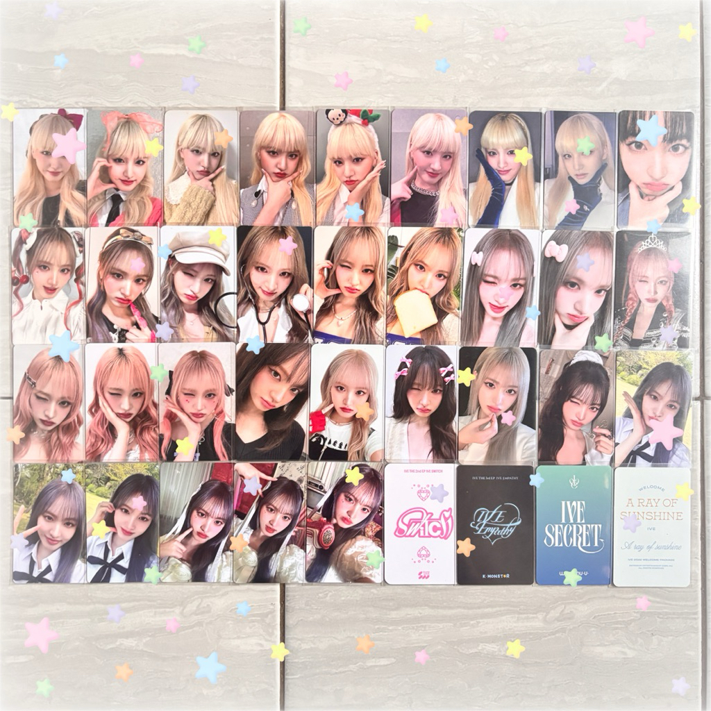 {BACA DESKRIPSI} sell photocard aab liz eleven i’ve ive switch secret be alright concert md swih cin