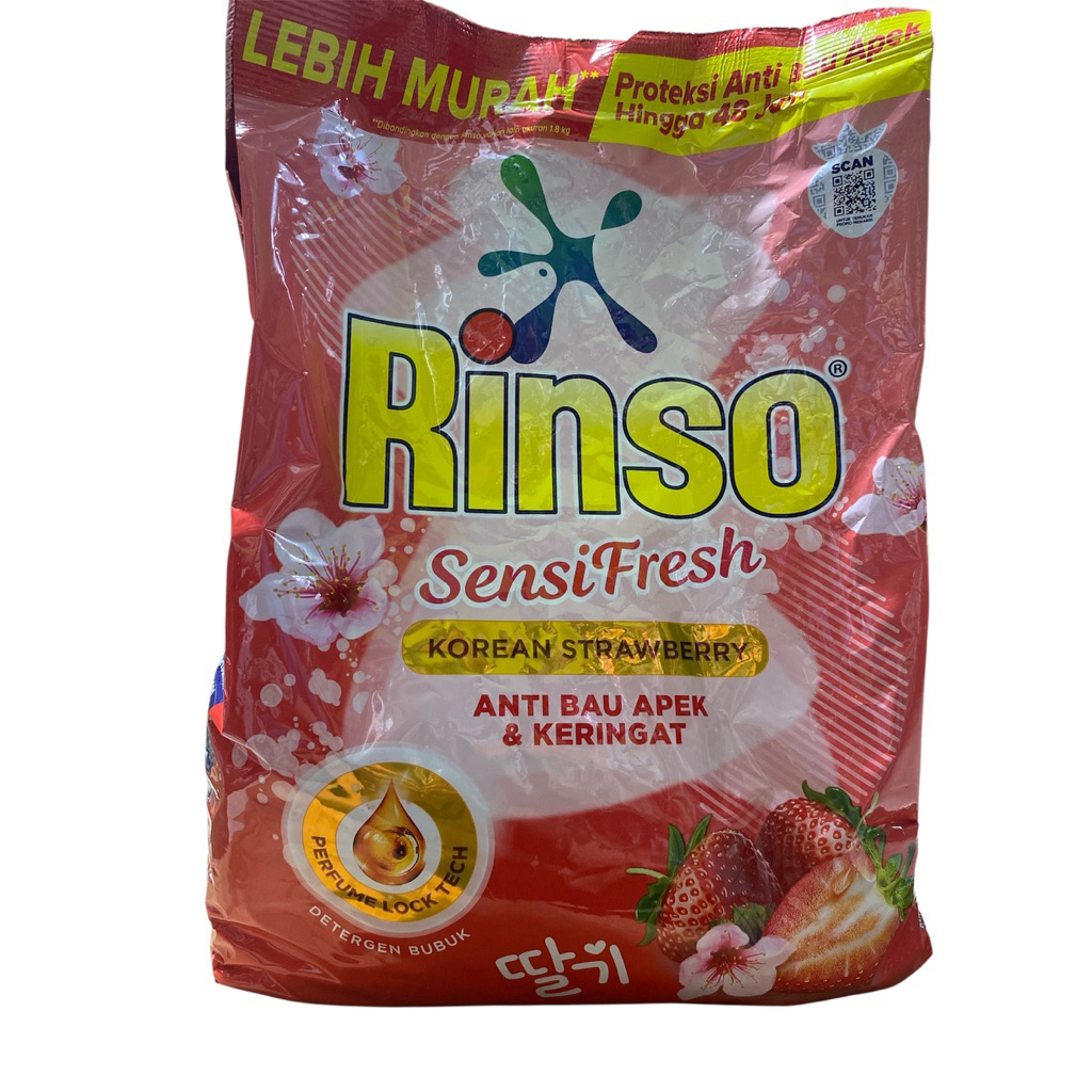 Rinso Bubuk korean Strawberry 1,5kg