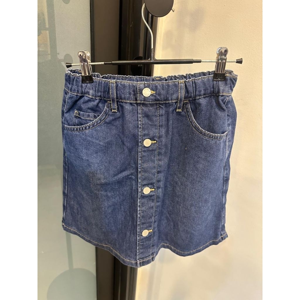 Rok jeans uniqlo. diskon 25%