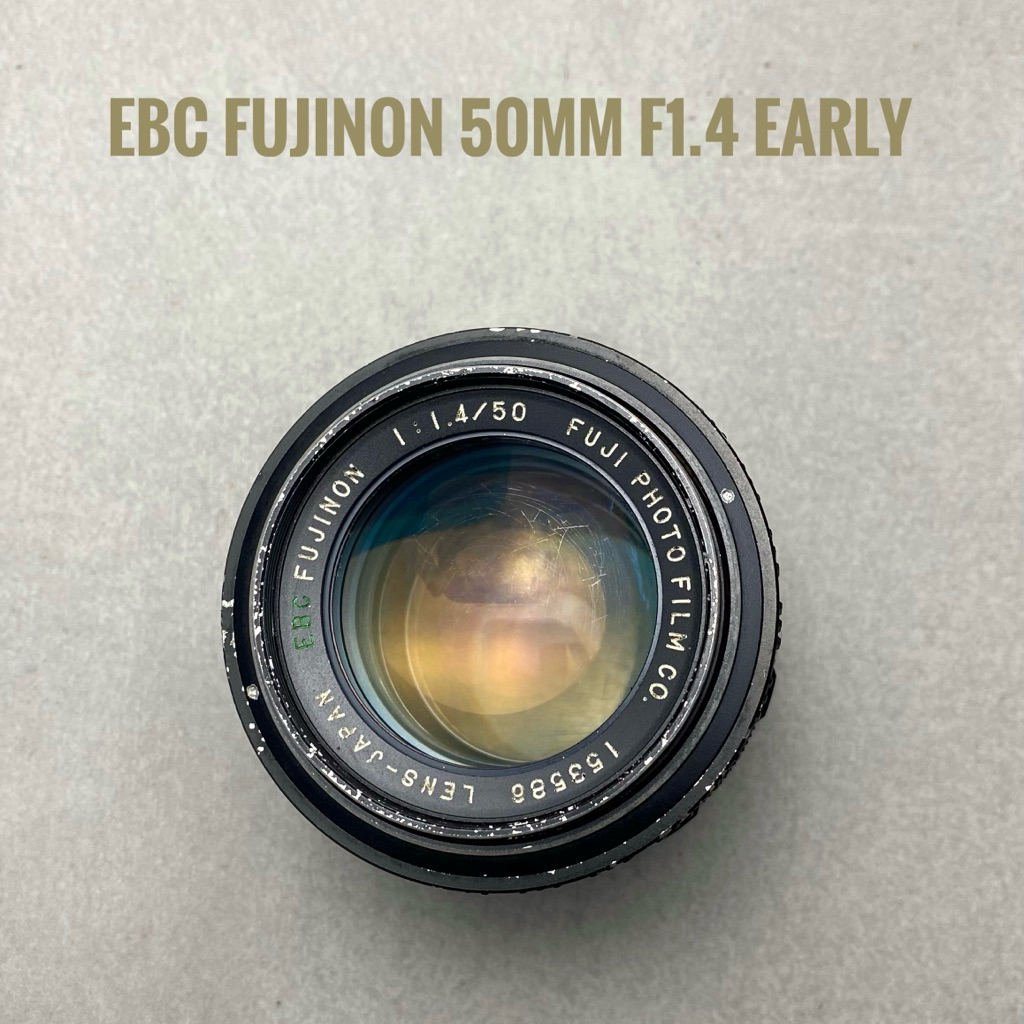 EBC Fujinon 50mm f1.4 Early Version Tone Hangat mount m42