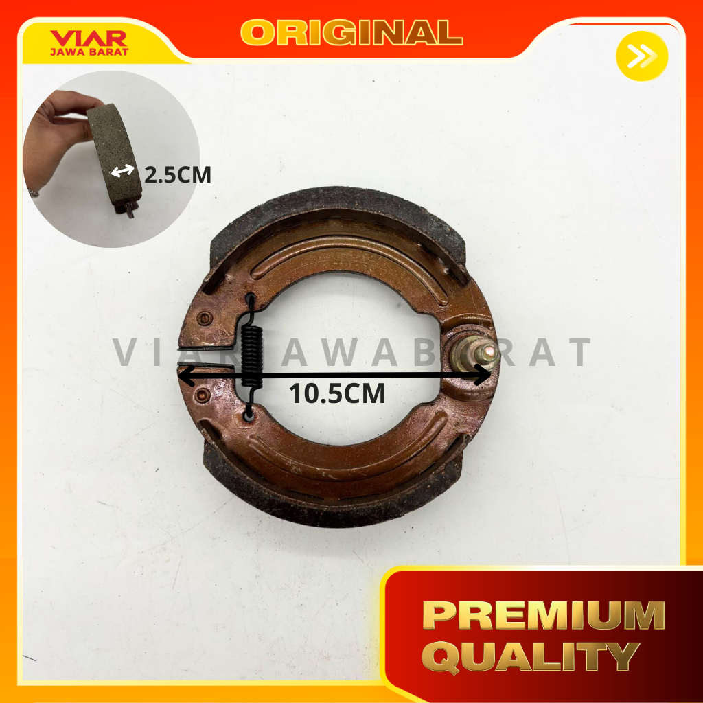 Kampas Rem Depan Pacific Roda 3Crosser / SELIS286 - ORIGINAL 100%