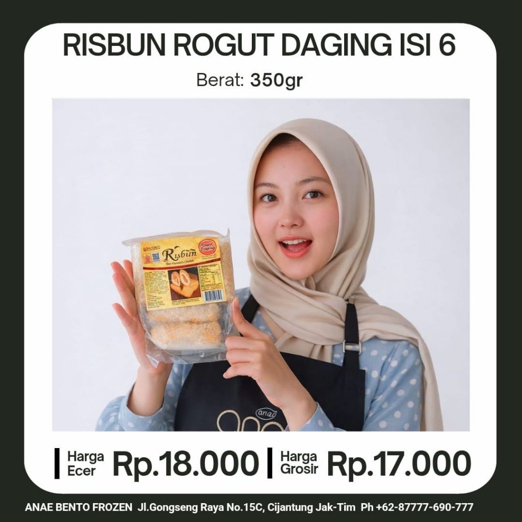 Risol Rogurt Daging Risbun Isi 6