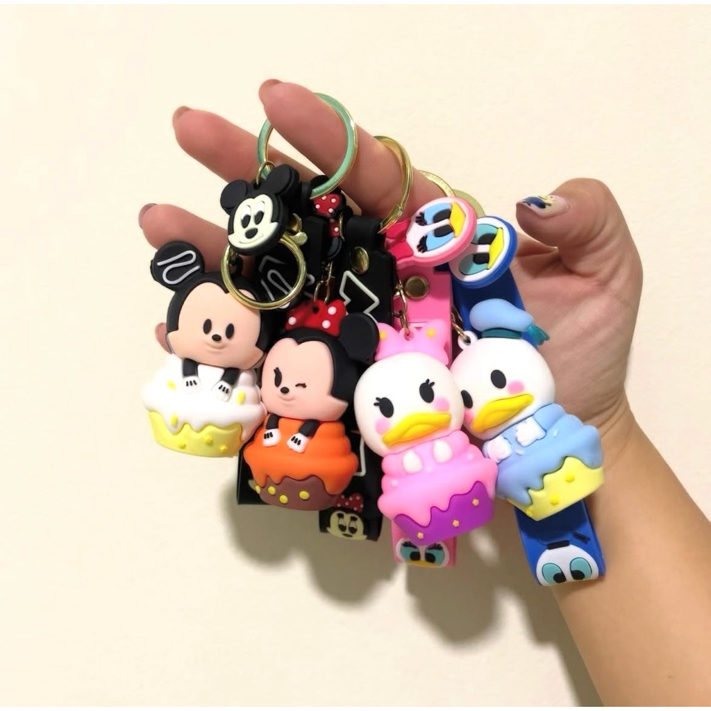 GANTUNGAN KUNCI STRAP MICKY MOUSE DONALD DUCK