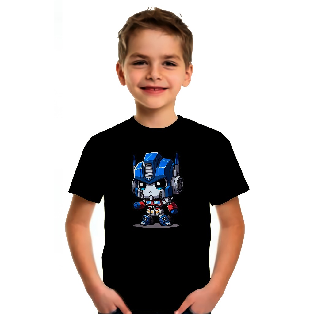 Kaos Anak MINI OPTIMUS PRIME Kaos Transformer Anak