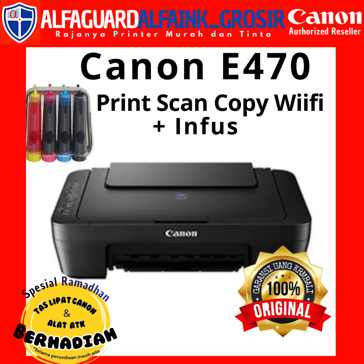 Printer Canon E470 Infus (Print Scan Copy Wiifi)