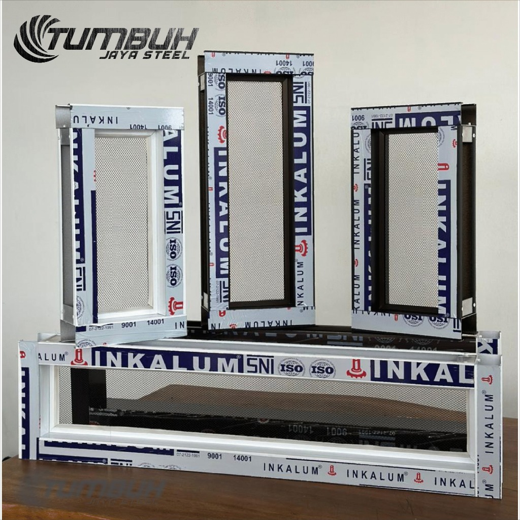 Loster jaring Alumunium Anti Nyamuk - Boven anti nyamuk - Ventilasi Ruangan