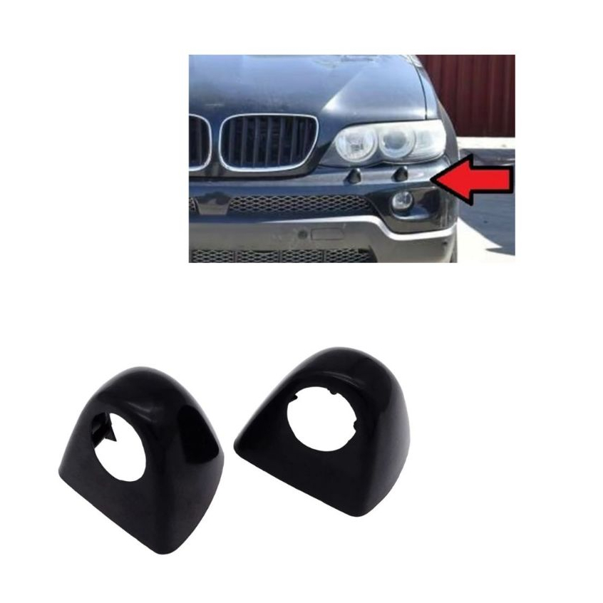 Tutup Lubang Washer Lampu X5 E53 LCI Cover Headlight Washer