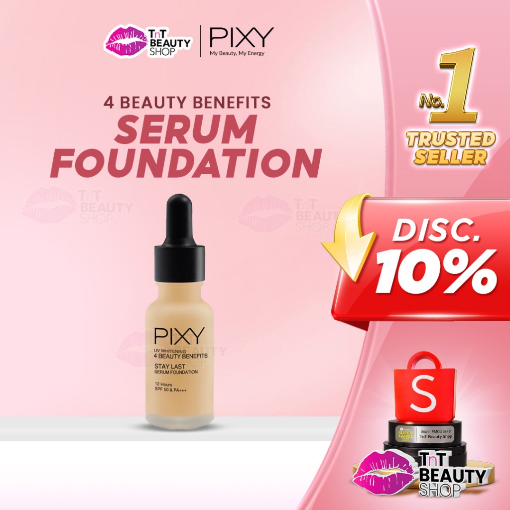 Pixy Uv Whitening Stay Last Serum Foundation | TnT Beauty Shop