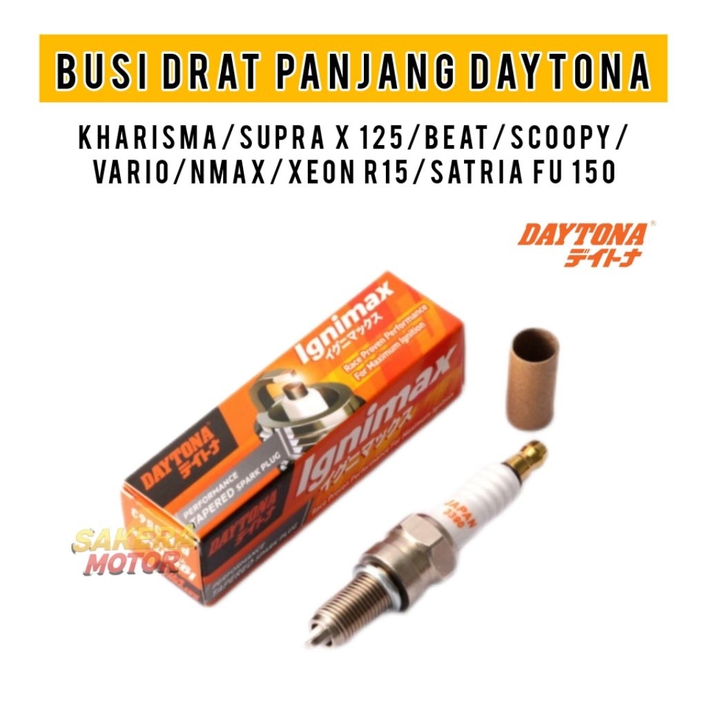 BUSI DAYTONA ORIGINAL RACING DAYTONA BUSI DRAT PENDEK /PANJANG DAYTONA ORIGINAL