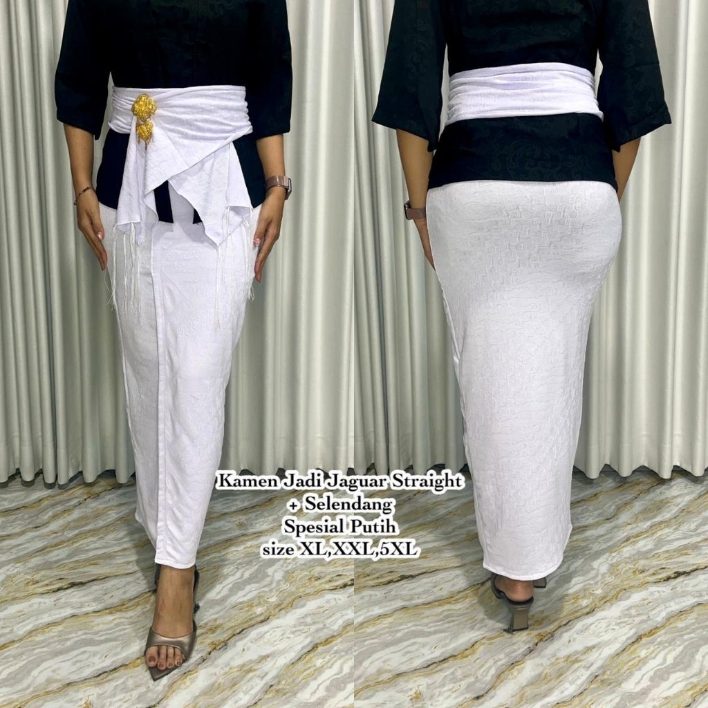 Rok/Kamen Jadi Jaguar Straight Spesial Hitam&Putih