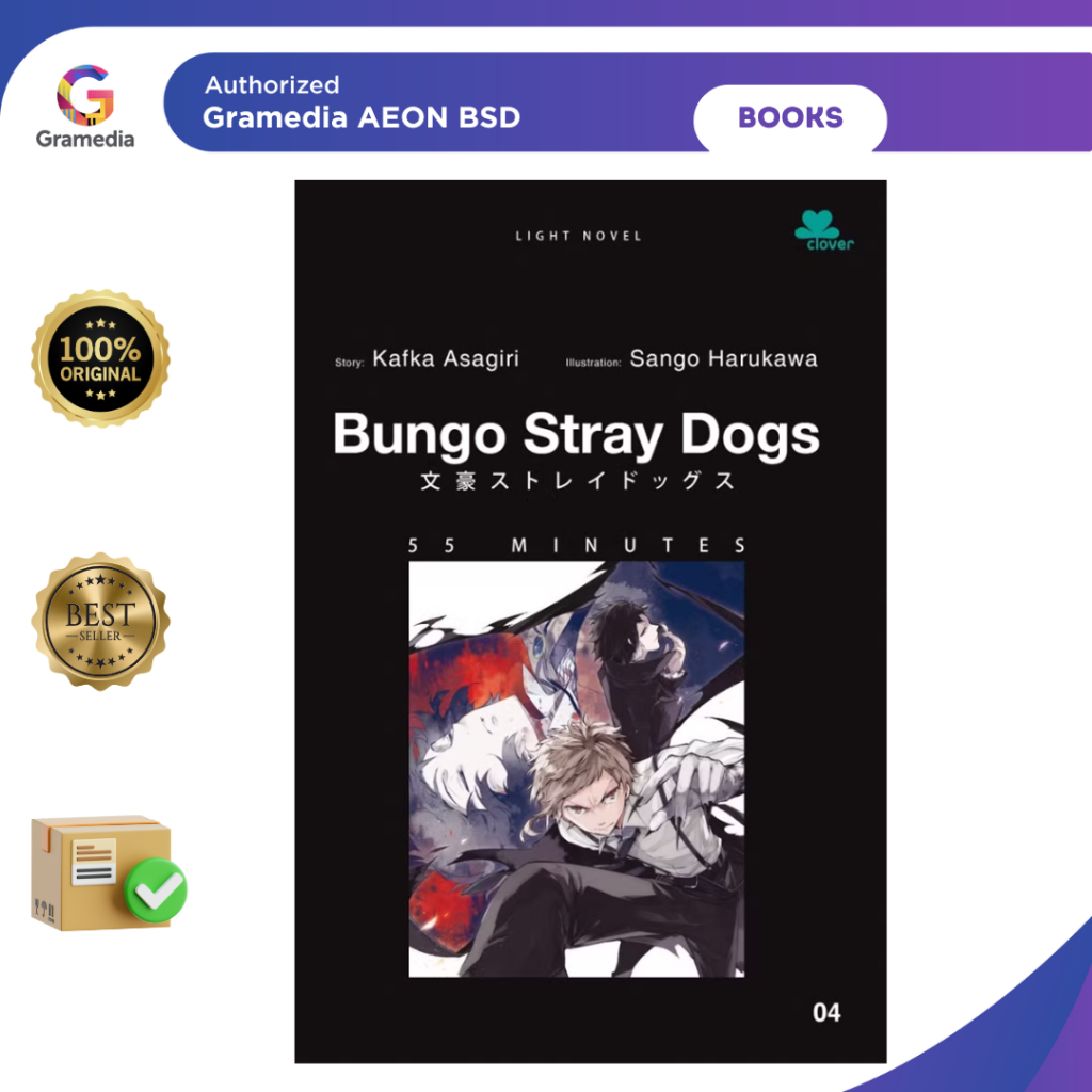 BUNGO STRAY DOGS 4 Light Novel Supranatural Anime Netflix Buku Komik - Gramedia AEON BSD