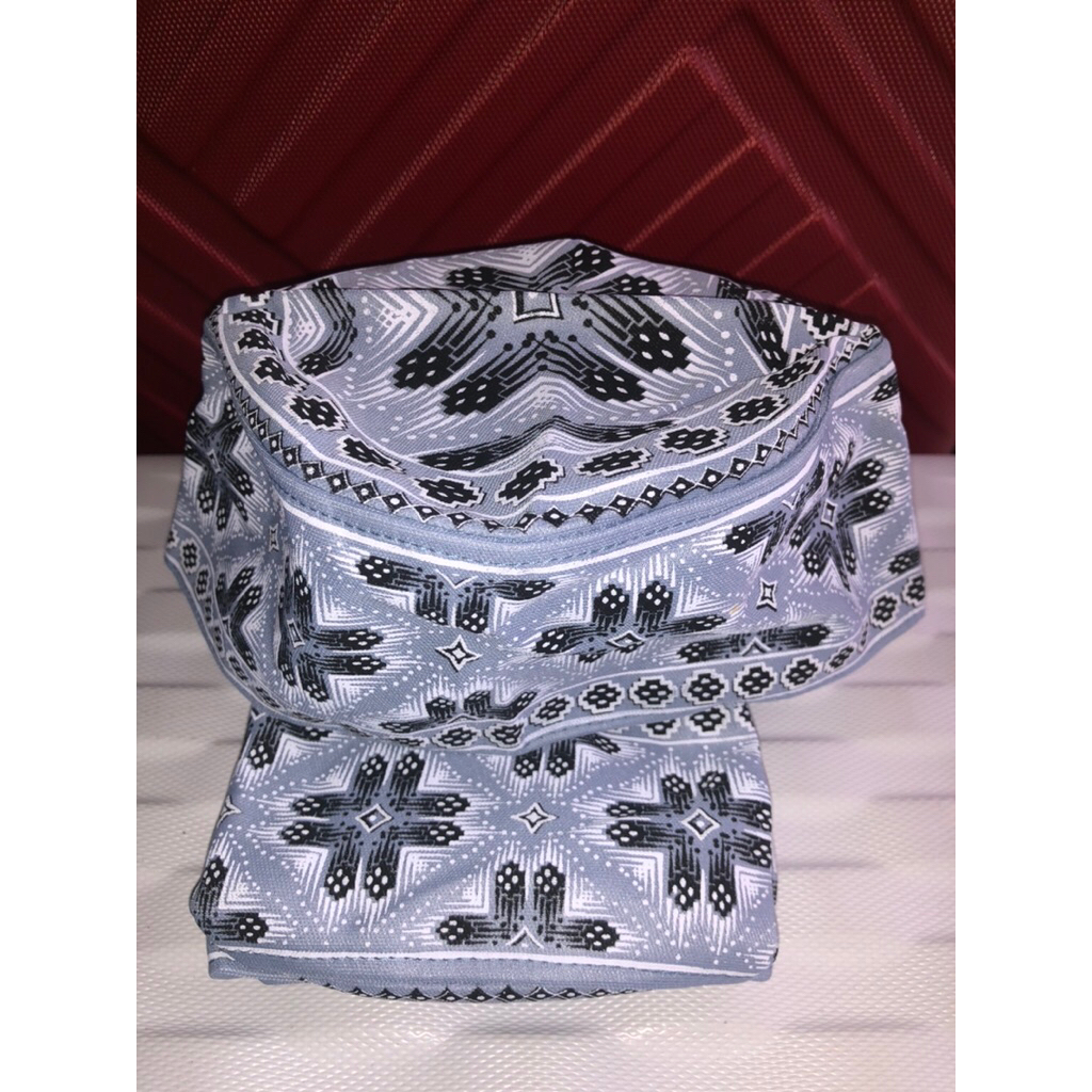 kopiah bulat remaja model taliban sablon