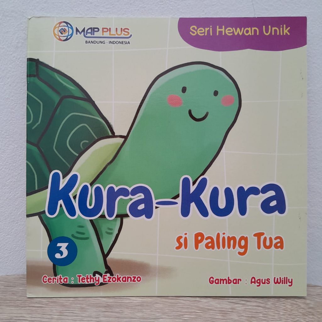 BUKU CERITA ANAK KURA KURA SI PALING TUA FULL COLOUR MAP PLUS