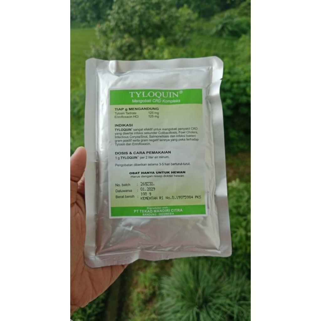 TYLOQUIN 100 g - Mengobati CRD Kompleks