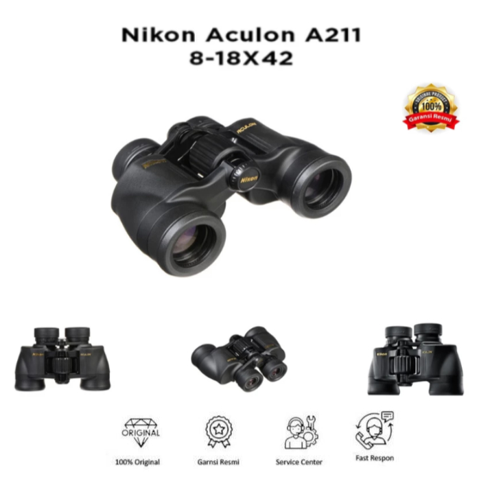 Nikon Binocular Aculon A211 8-18X42 - Nikon Binocular Aculon A211 8-18X42 Original