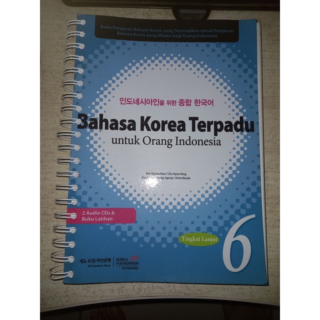 BUKU KOREA BAHASA KOREA TERPADU 6 BEKAS