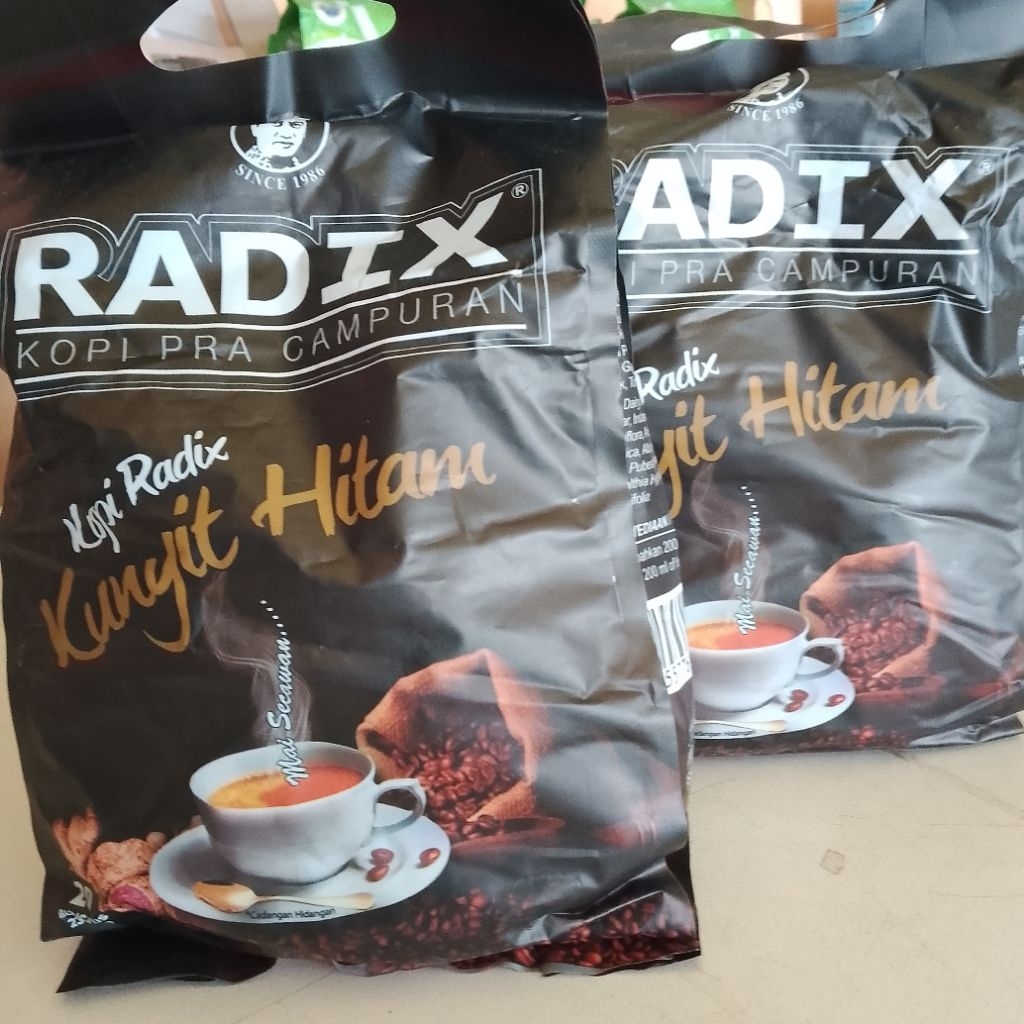kopi radix kunyit Hitam