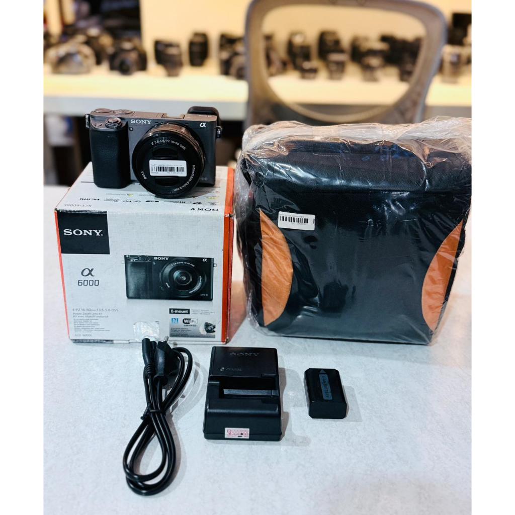 KAMERA SONY A6000 KIT 16-50MM,SECOND LIKE NEW,GARANSI 1 BULAN