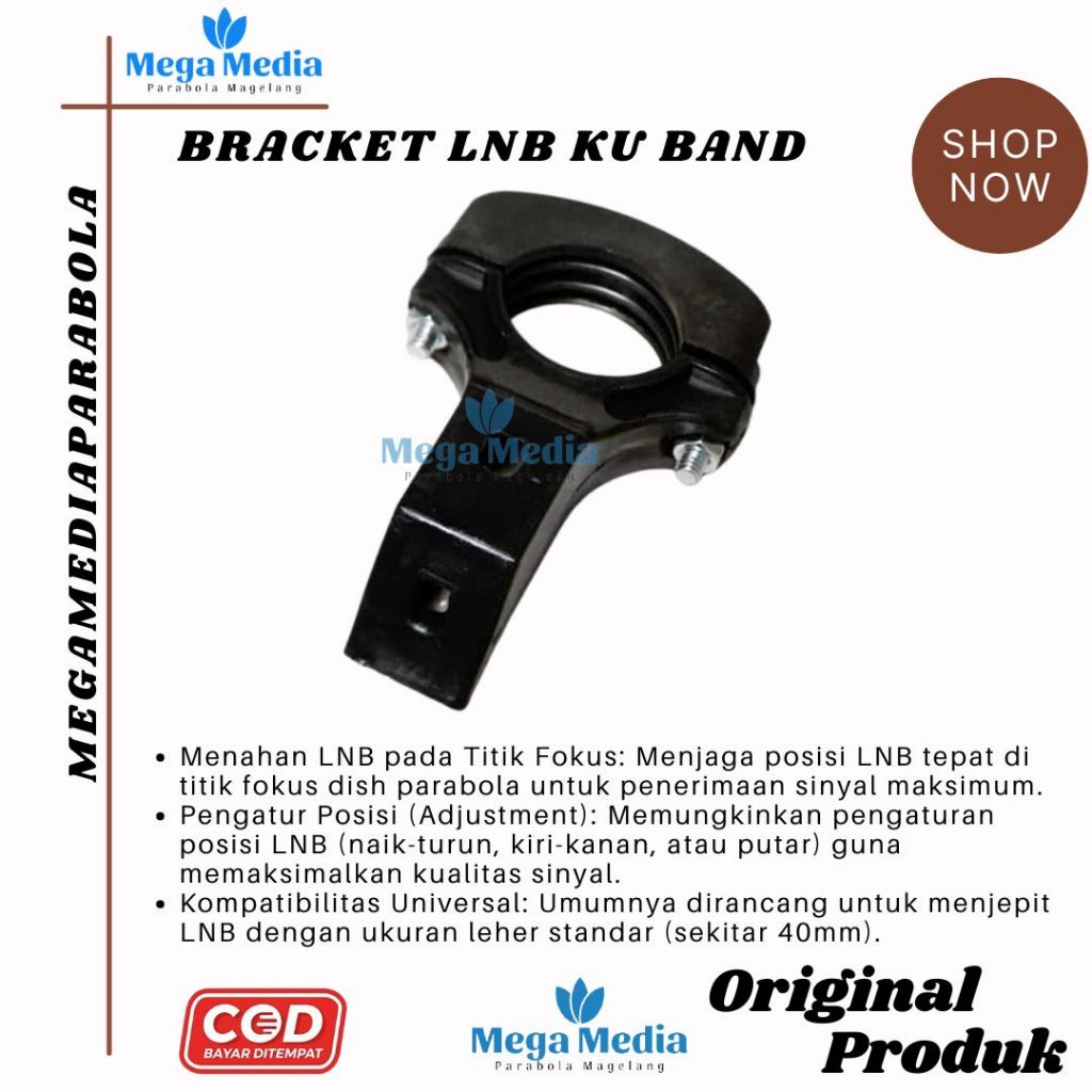 Bracket LNB Ku Band Parabola Mini