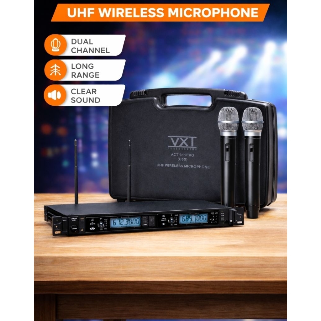 Mic Wireless VXT ACT 911 PRO