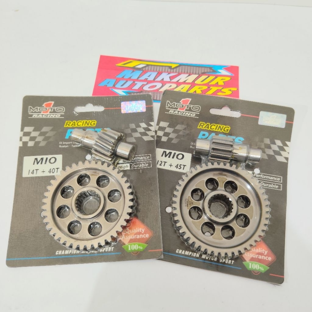Gear Rasio Mio MOTO 1 Racing