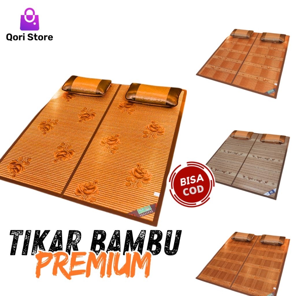 Tikar Bambu Premium Uk 180x200cm / Tikar Piknik /  Tikar Lipat / Tikar Bambu Lipat / Tikar Piknik Ba