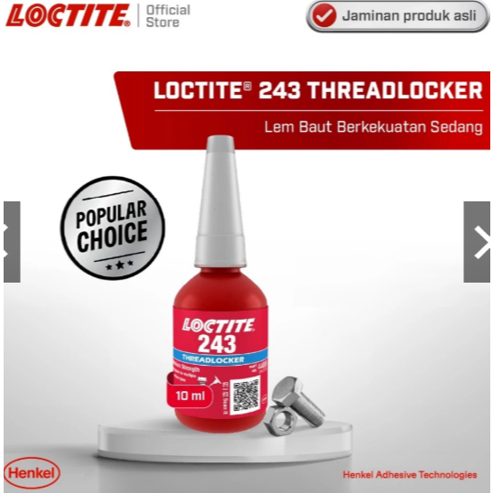 Loctite 243/lem baut loctite 243/loctite 243-10ML