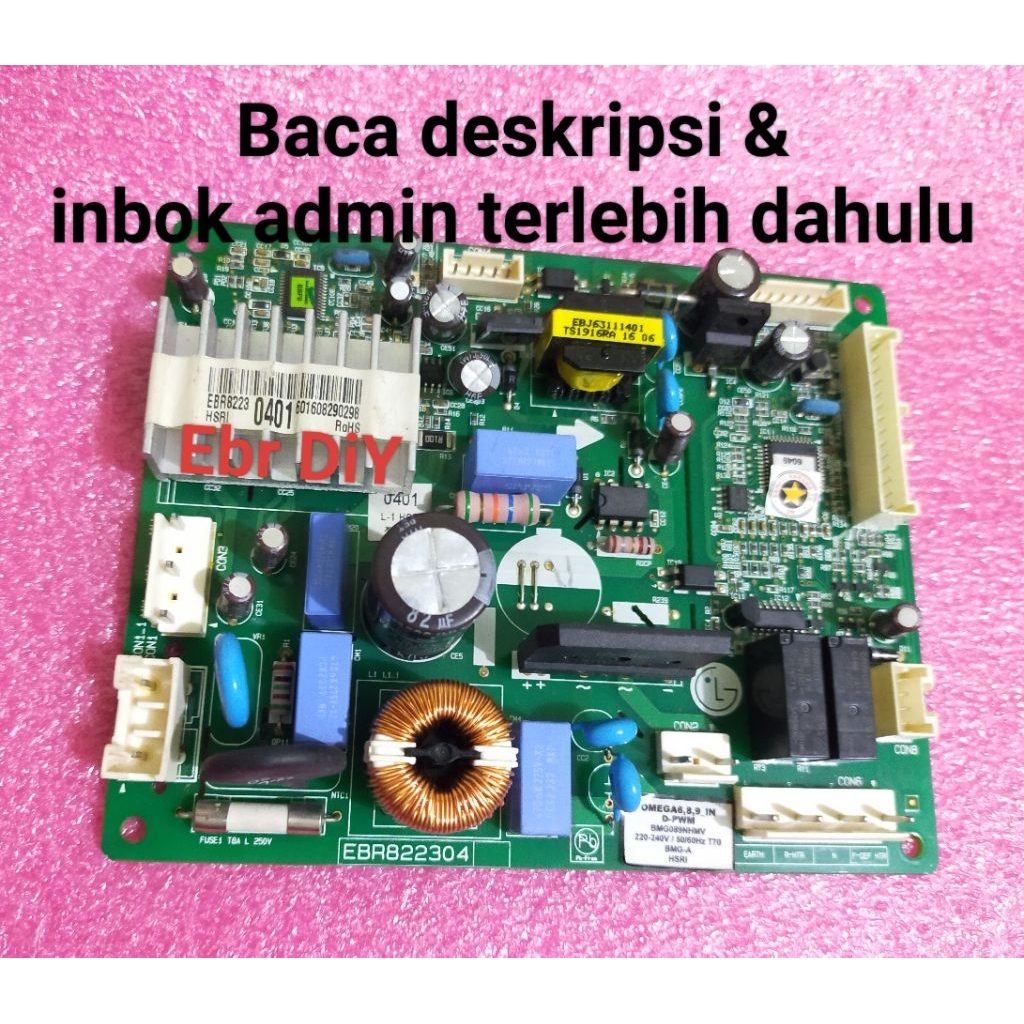 0401  Ebr822304  Ebr8223 0401  Modul kulkas lg 2 pintu  Modul 2 pintu lg inverter  Modul lg 2 pintu 
