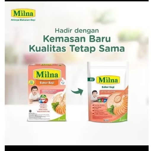 MILNA BUBUR BAYI 8-12BULAN 120G