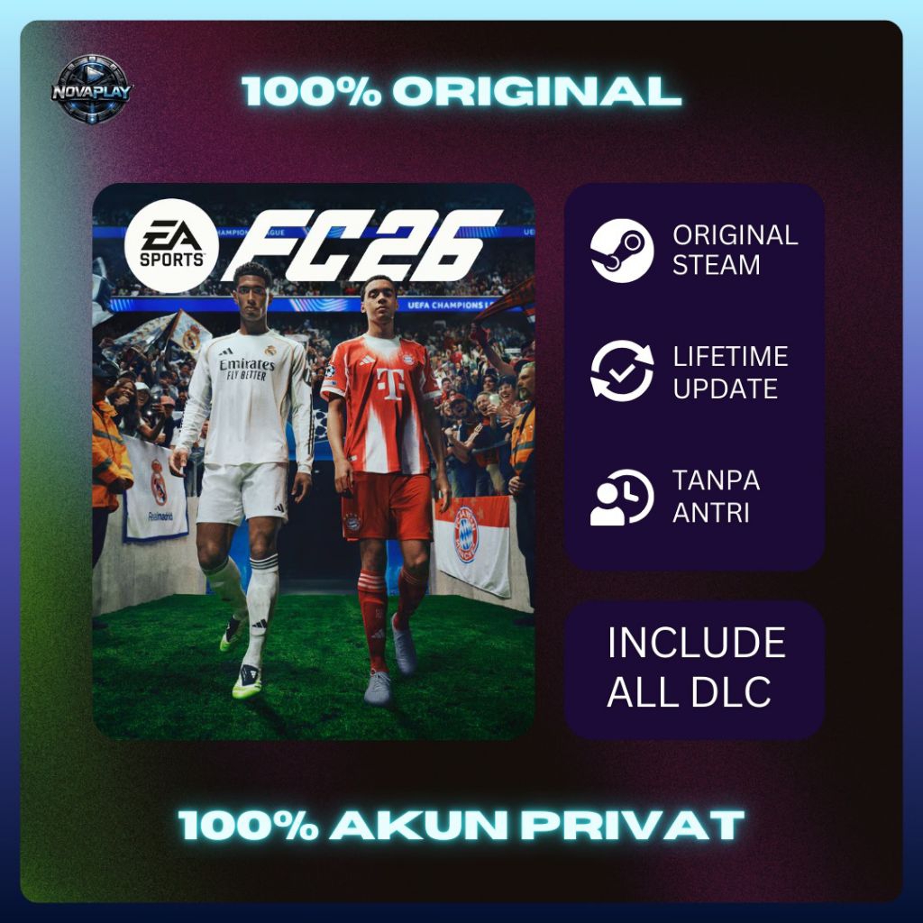 EA Sports FC 26 – Game PC Steam (Original) | Full Update DLC | Masuk ke Akun Pribadi