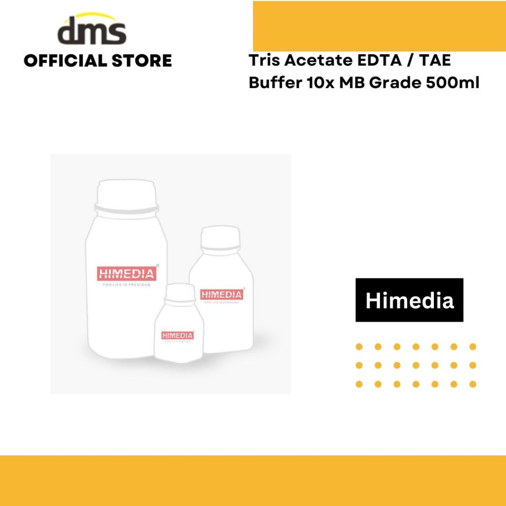 Tris Acetate EDTA / TAE Buffer 10x MB Grade 500ml Himedia