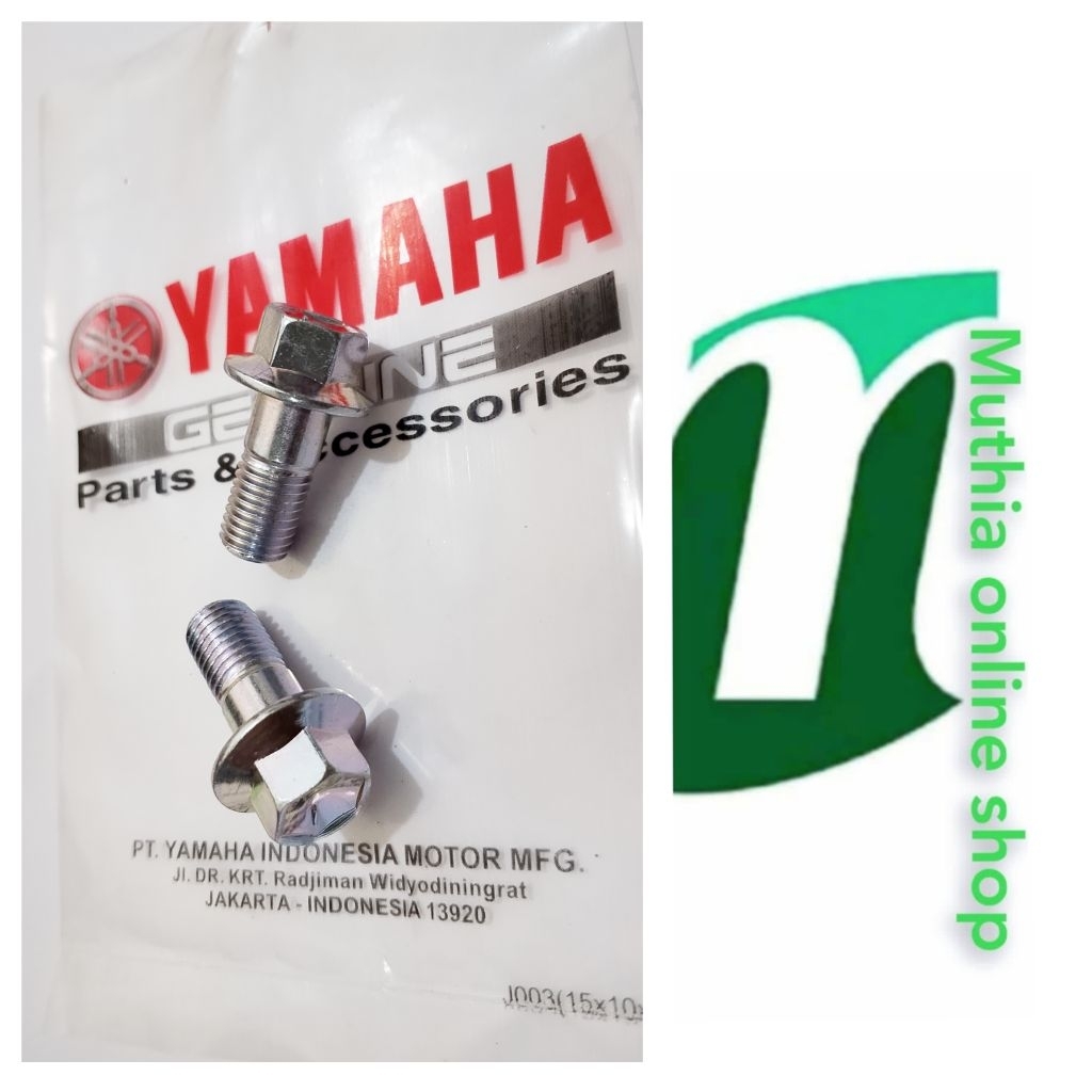 baut breket kaliper cakram Mio j Mio soul GT Xeon set isi 2 ori lospack