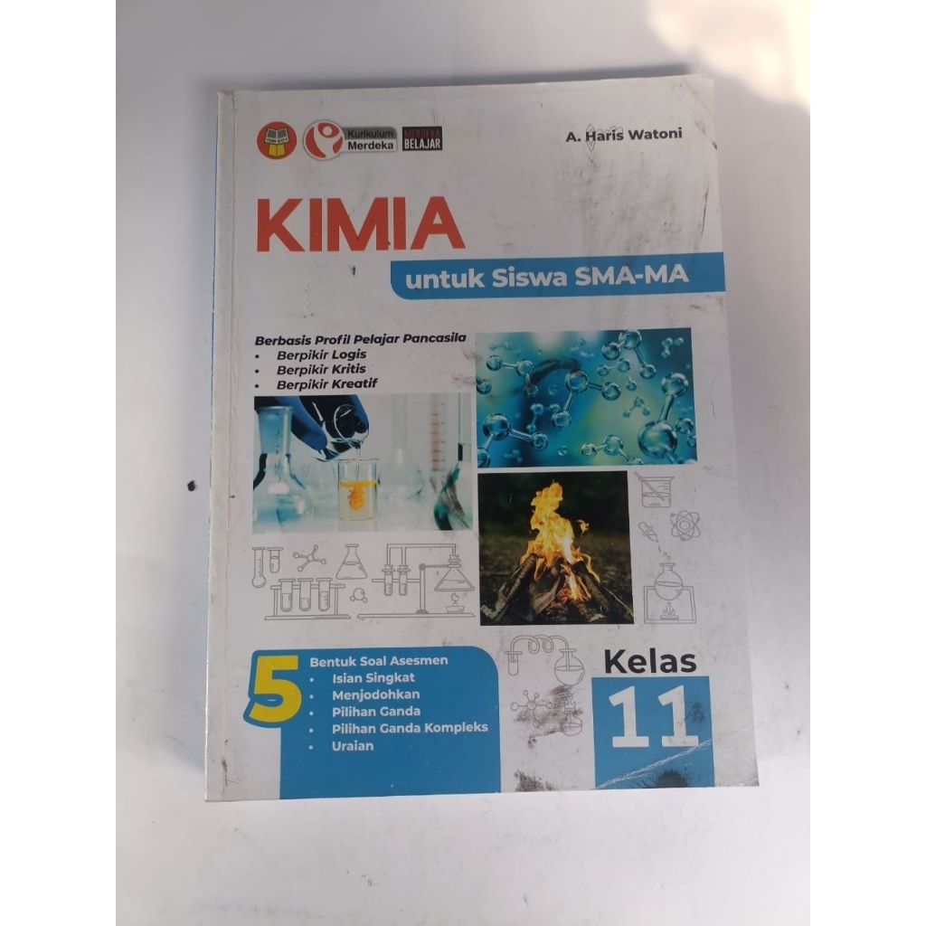 buku kimia kelas 11 SMA penerbit yrama Widya kurikulum merdeka