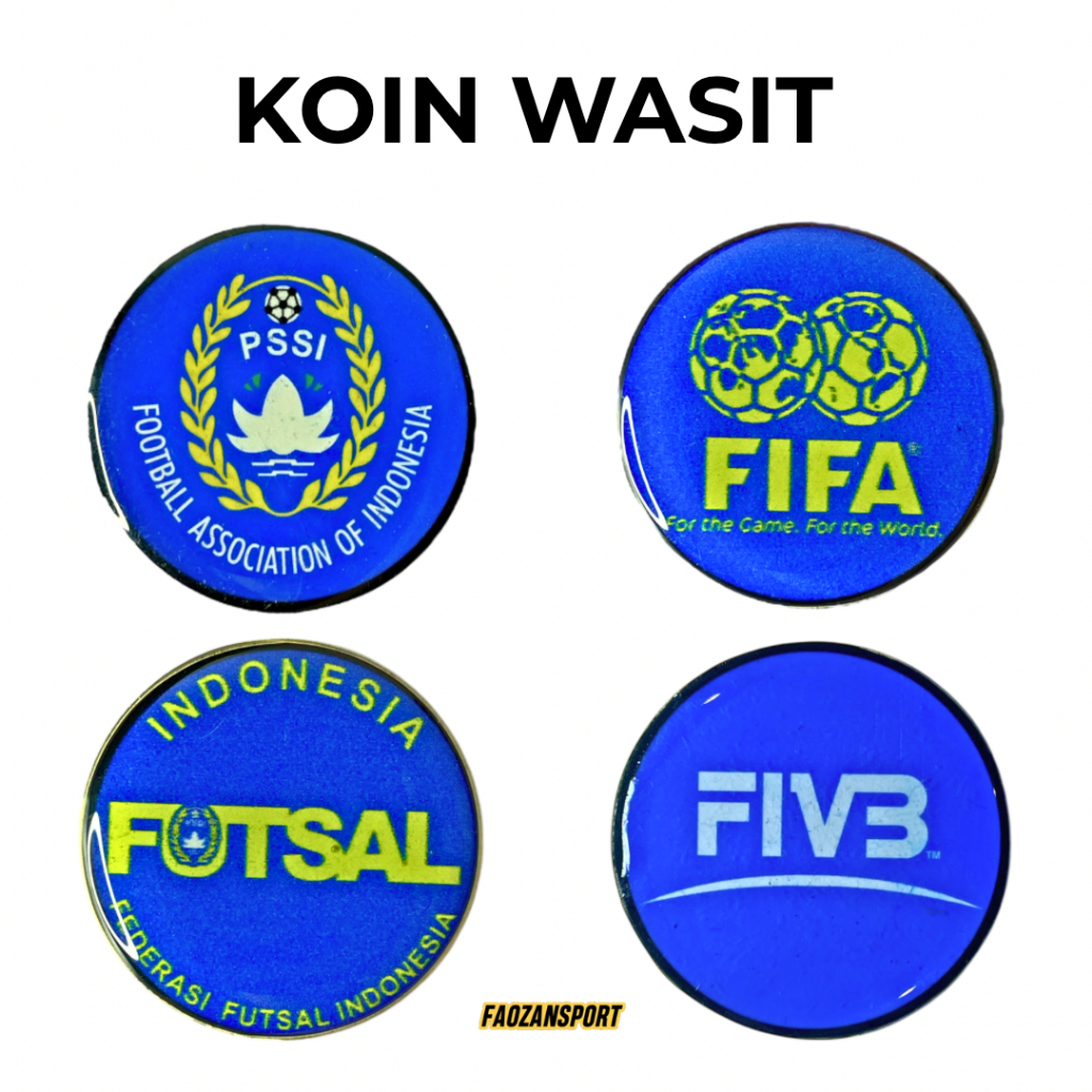 Koin Wasit Fifa Sepak Bola Futsal Premium Tebal Dua Sisi Untuk Undian Pertandingan