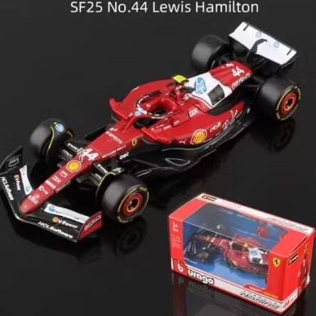 Bburago Ferrari Red Bull McLaren Mercedes F1 Mainan Mobil Balap Formula 1 Super Detail Super Lisensi