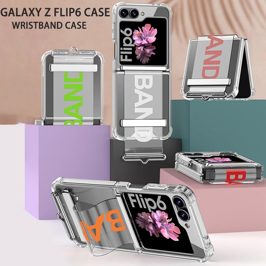 Case Samsung Galaxy Z Flip Case Fuze Bening Fasion Band Case Transparan Case Samsung Galaxy Z Flip 3
