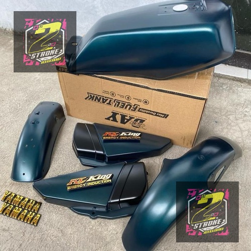 BODY SET TANGKI YAMAHA RX KING BODI FULLSET RX KING WARNA HIJAU BOTOL DOFF