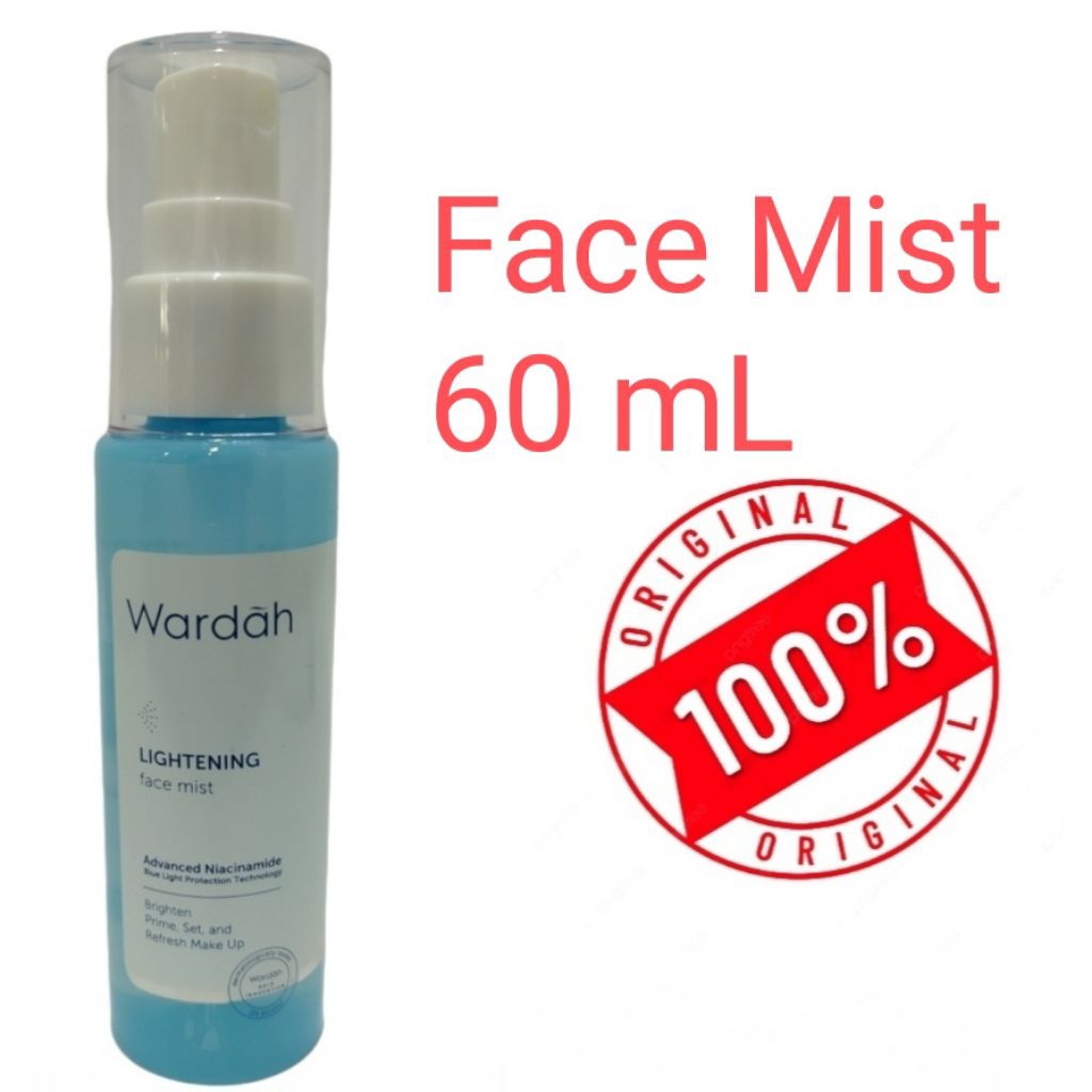 WARDAH LIGHTENING FACE MIST 60ML/ SPRAY WAJAH MAKEUP WARDAH KOSMETIK 60 ML