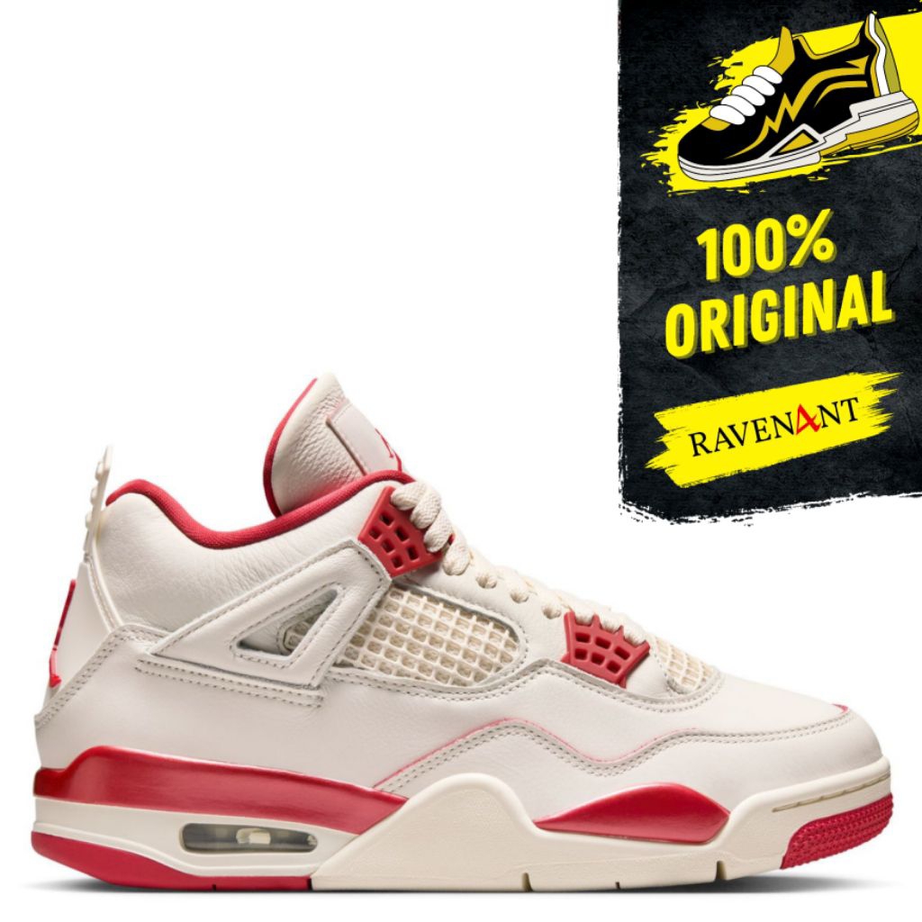 NIKE Air Jordan 4 Retro Valentine's Day ORIGINAL - Sepatu Sneakers Wanita/Pria