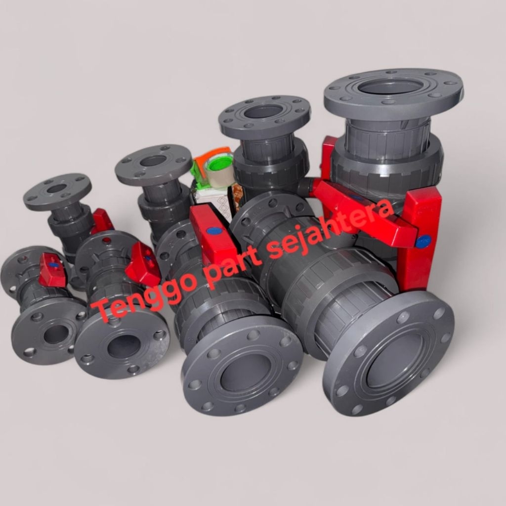 Ball valve PVC Flange Ball valve True Union JIS 10K 1''inch
