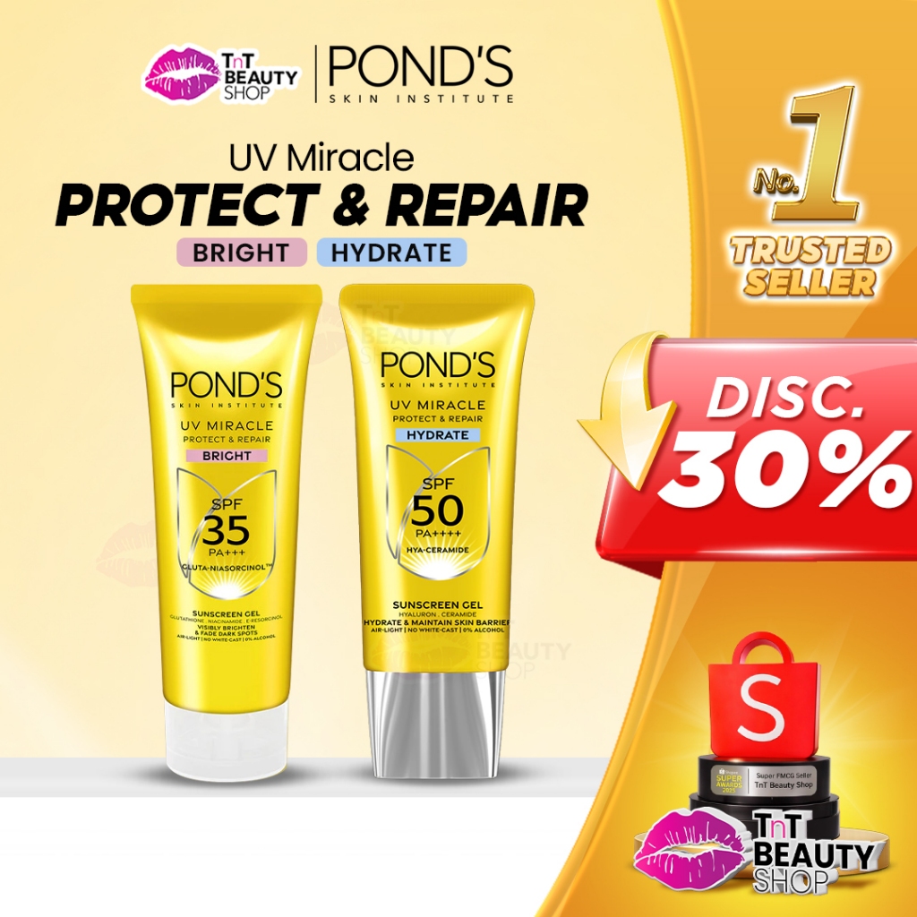 Sun Serum Ponds UV Miracle Bright Protect & Repair Sun Gel 35 PA +++ | SPF 50++++ | TnT Beauty Shop