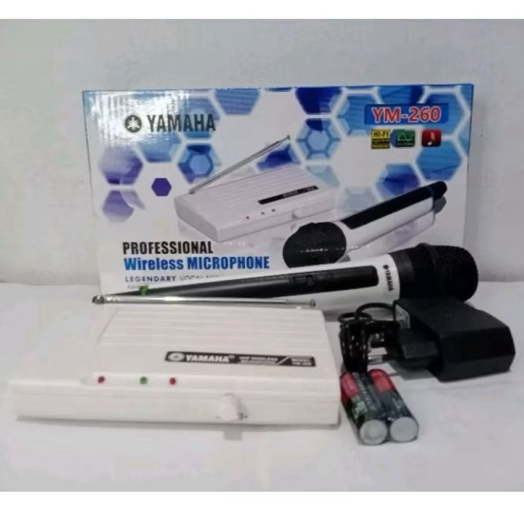 mic wireless YAMAHA YM-260 microphone wireless