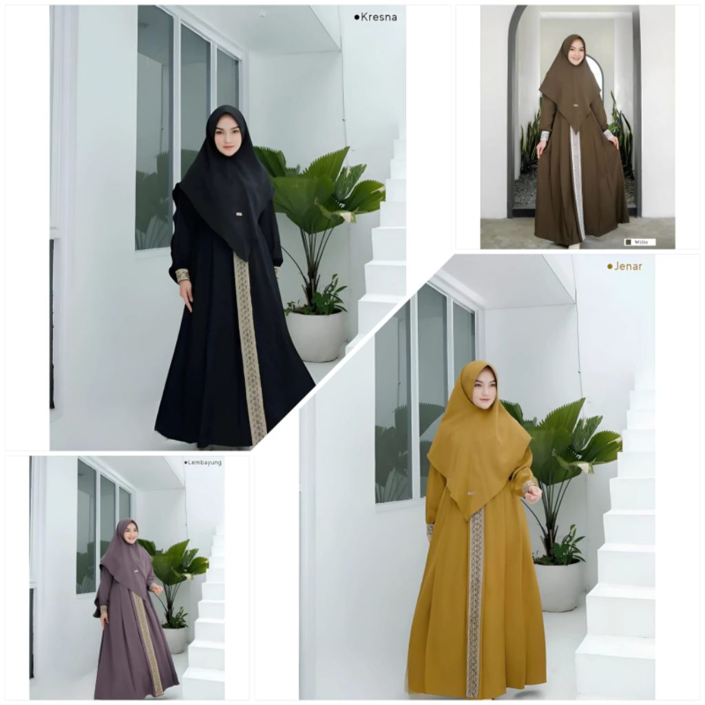GAMIS ABAYA JUMBO_SIZE M L XL XXL XXXL GAMIS SEPESIAL LEBARAN TERBARU & TERLARIS