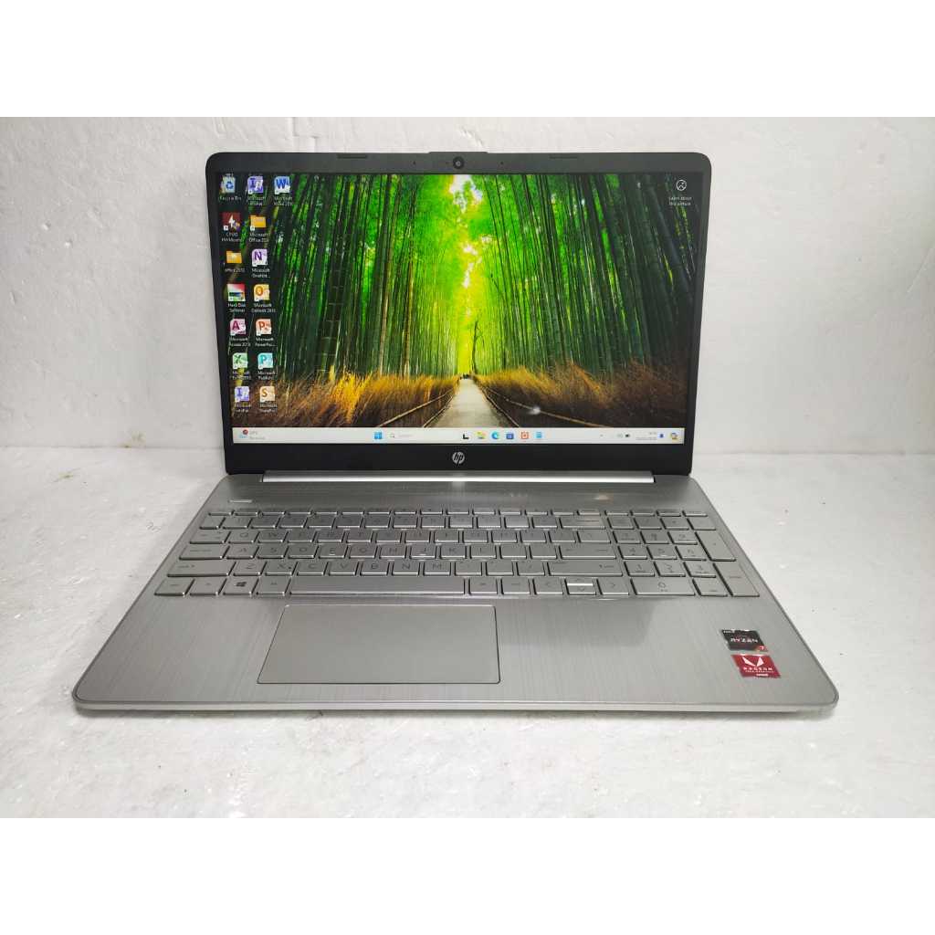 Hp 15-ef0875ms AMD Ryzen 7-3700U Ram 12GB Ssd 256GB Layar Sentuh Mulus Mesin Segel Ori B371
