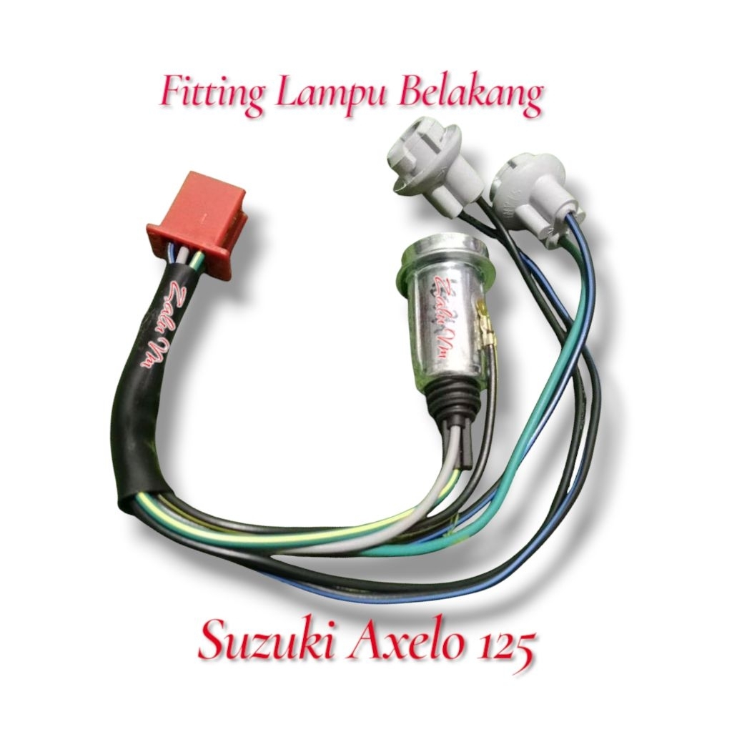 kabel piting lampu belakang Suzuki Axelo 125 fitting lampu stop belakang Axelo 125