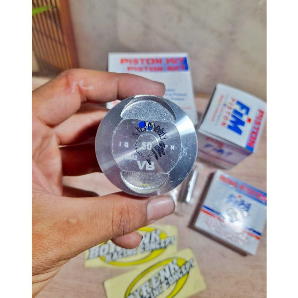 PISTON KIT FIM 42 BLADE VARIO BEAT CARBU STD 0.50 1.00 1.50 fim42 - BOYRENK MADURA