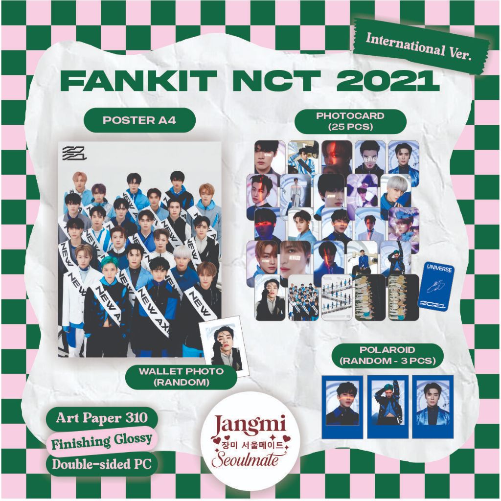 NCT 2021 – Universe Fankit Unofficial | Jewel & International Version | Johnny, Shotaro, Ten, Xiaoju