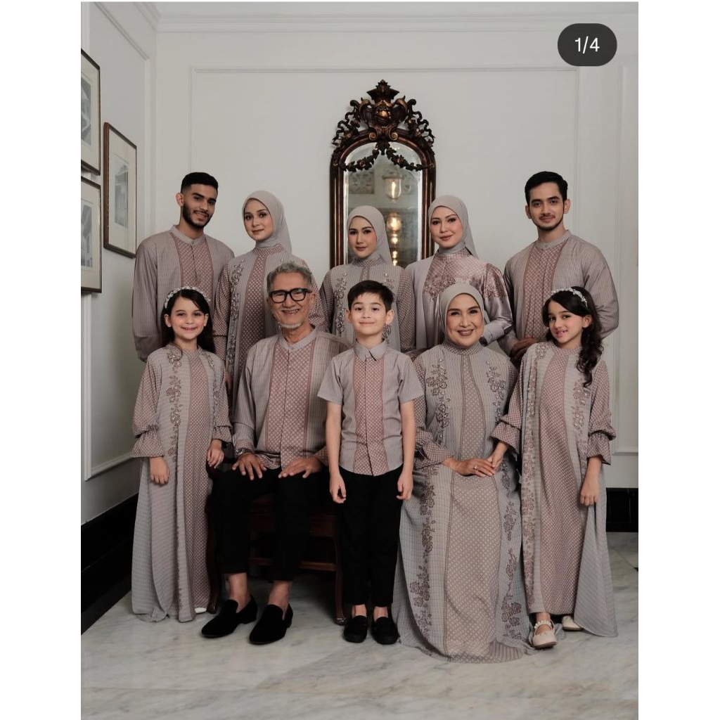 Zavieraa Signature Series Javina || Koko-Gamis-One Set Kurung Sarimbit By Javina