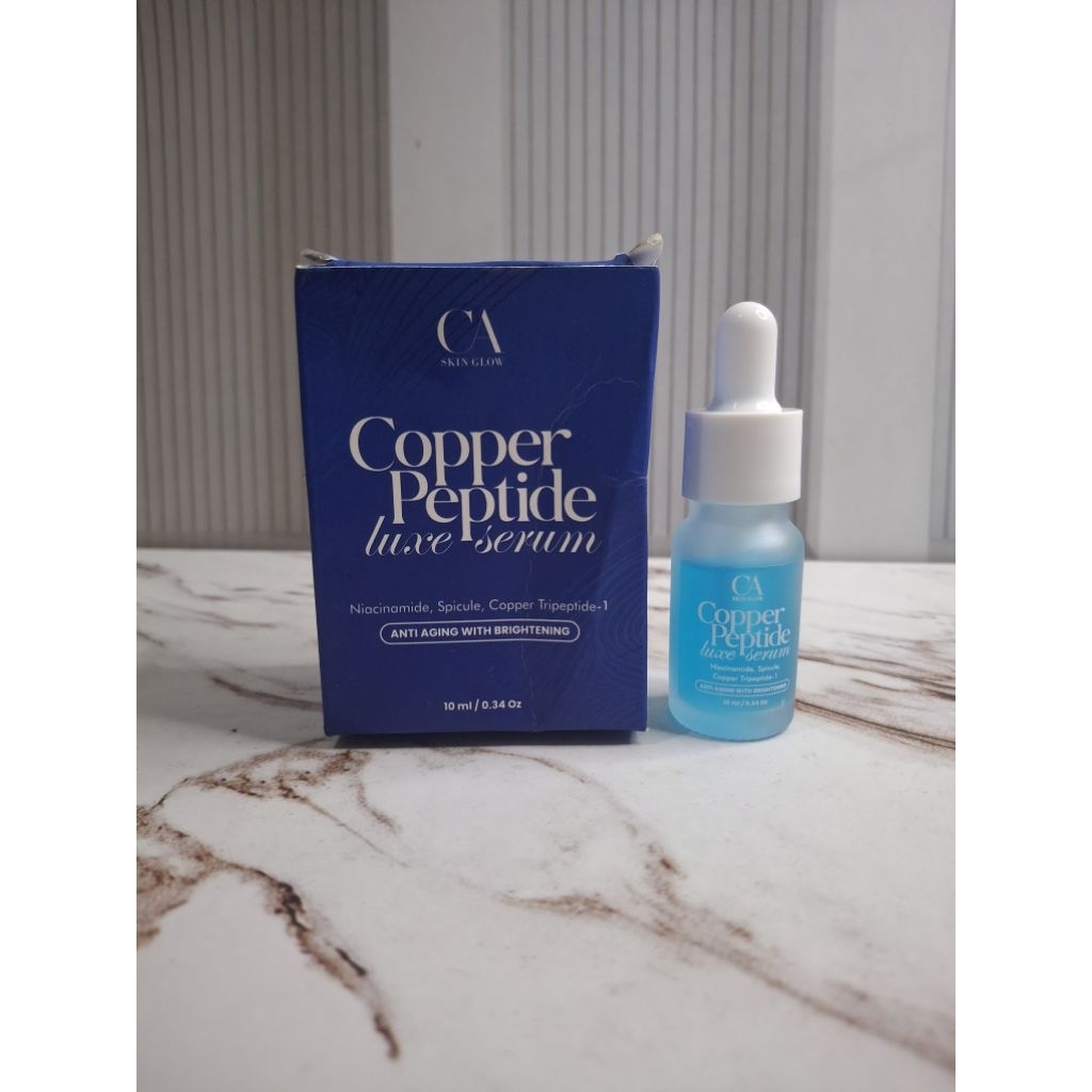 copper peptide luxe serum