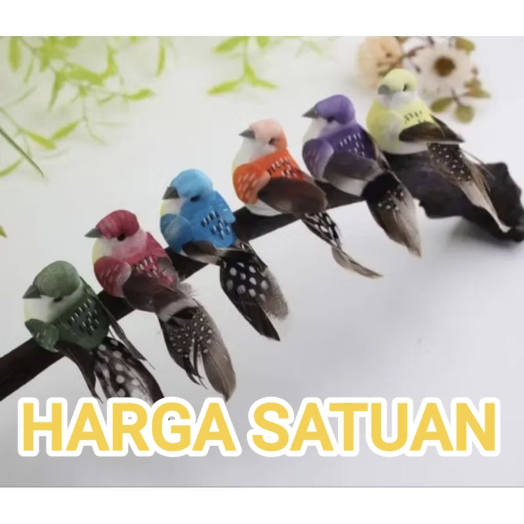 mainan burung warna pipit jepitan